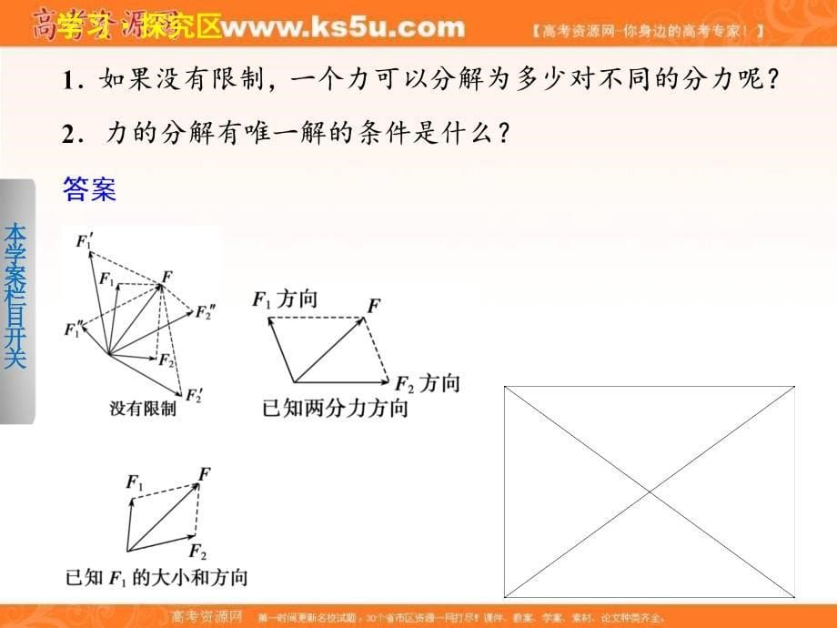 2018版《新步步高》高一（必修一教科版）课堂学案配套课件：第二章 学案6 _第5页