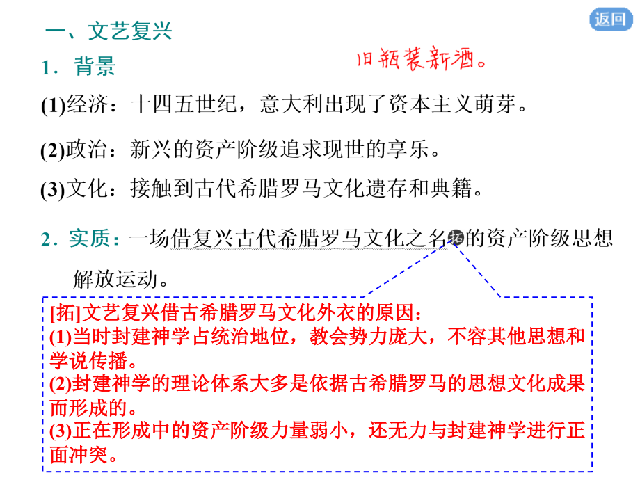 2020版高考历史一轮通史复习课件：第十一单元 第30讲　从文艺复兴到科学理性时代 _第4页