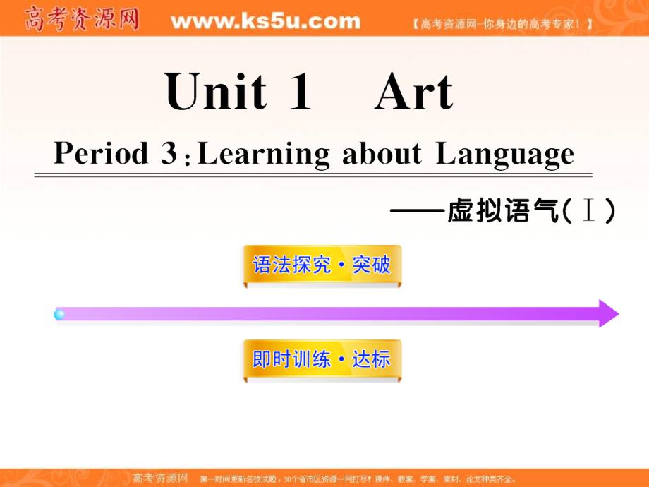 2018-2019人教新目标高中英语选修六课件：unit 1 learning about language _第1页