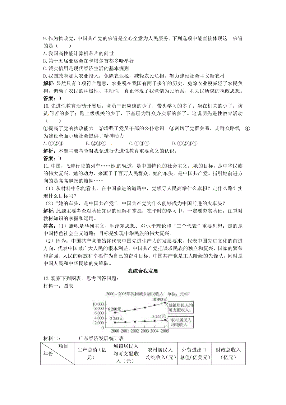 九年政治 第3课腾飞的东方巨龙 同步测控 鲁教版 (1)_第3页