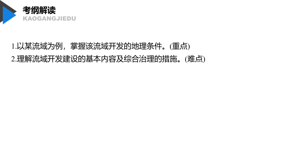 2020版地理新导学大一轮鲁教版（江苏专用）课件：第三册 第四单元 区域综合开发与可持续发展 第34讲 _第3页