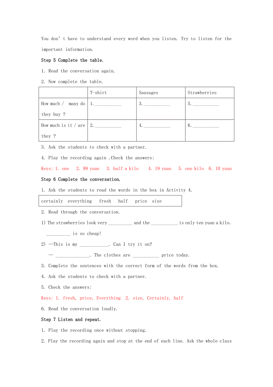 module 5 unit 1 what can i do for you 教案3（外研版七年级下册）_第4页