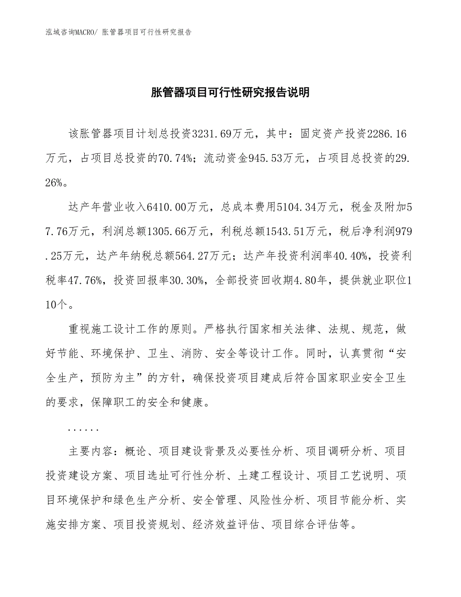 （批地）胀管器项目可行性研究报告_第2页