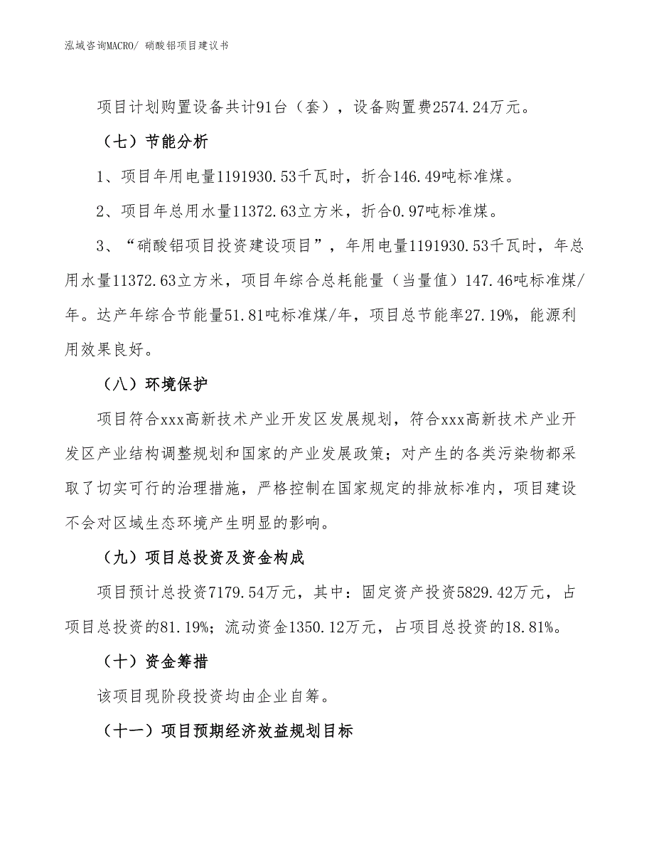 （立项审批）硝酸铝项目建议书_第3页