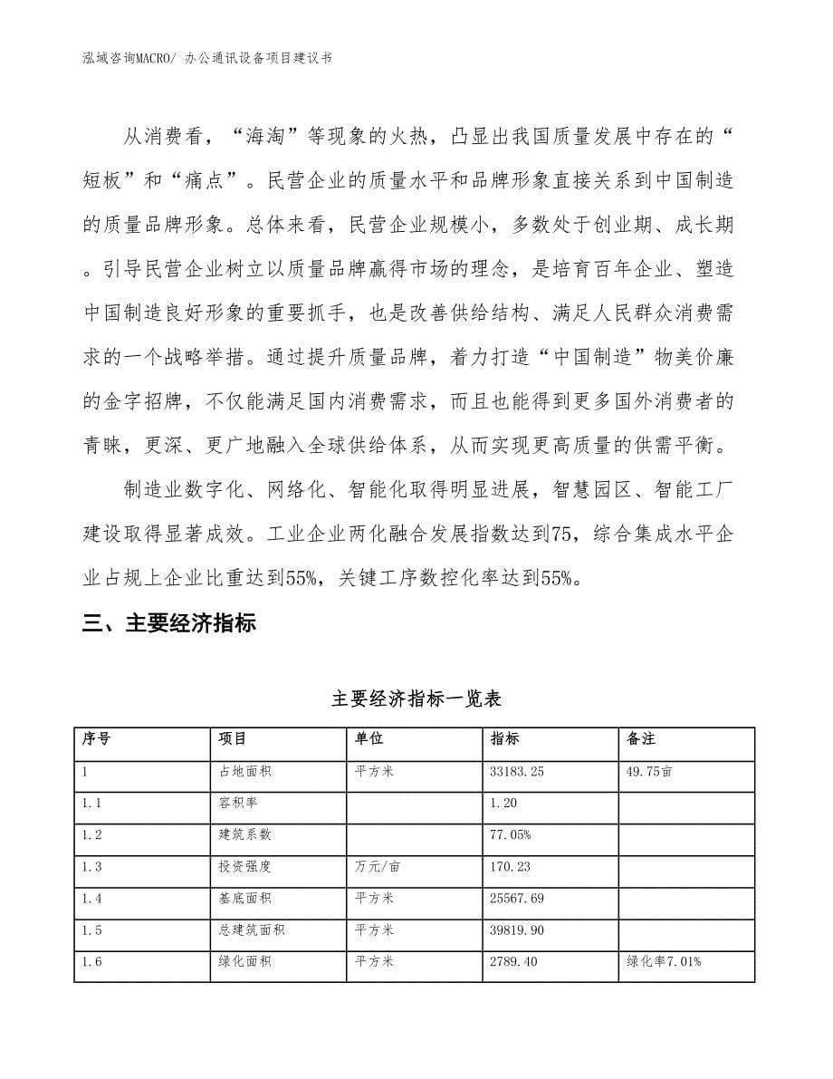 （立项审批）办公通讯设备项目建议书_第5页