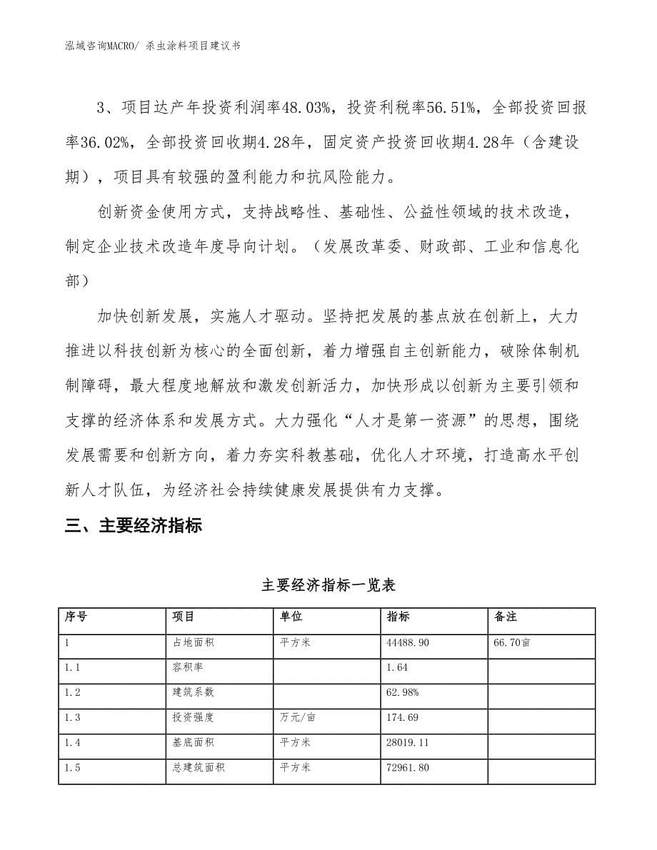 （立项审批）杀虫涂料项目建议书_第5页