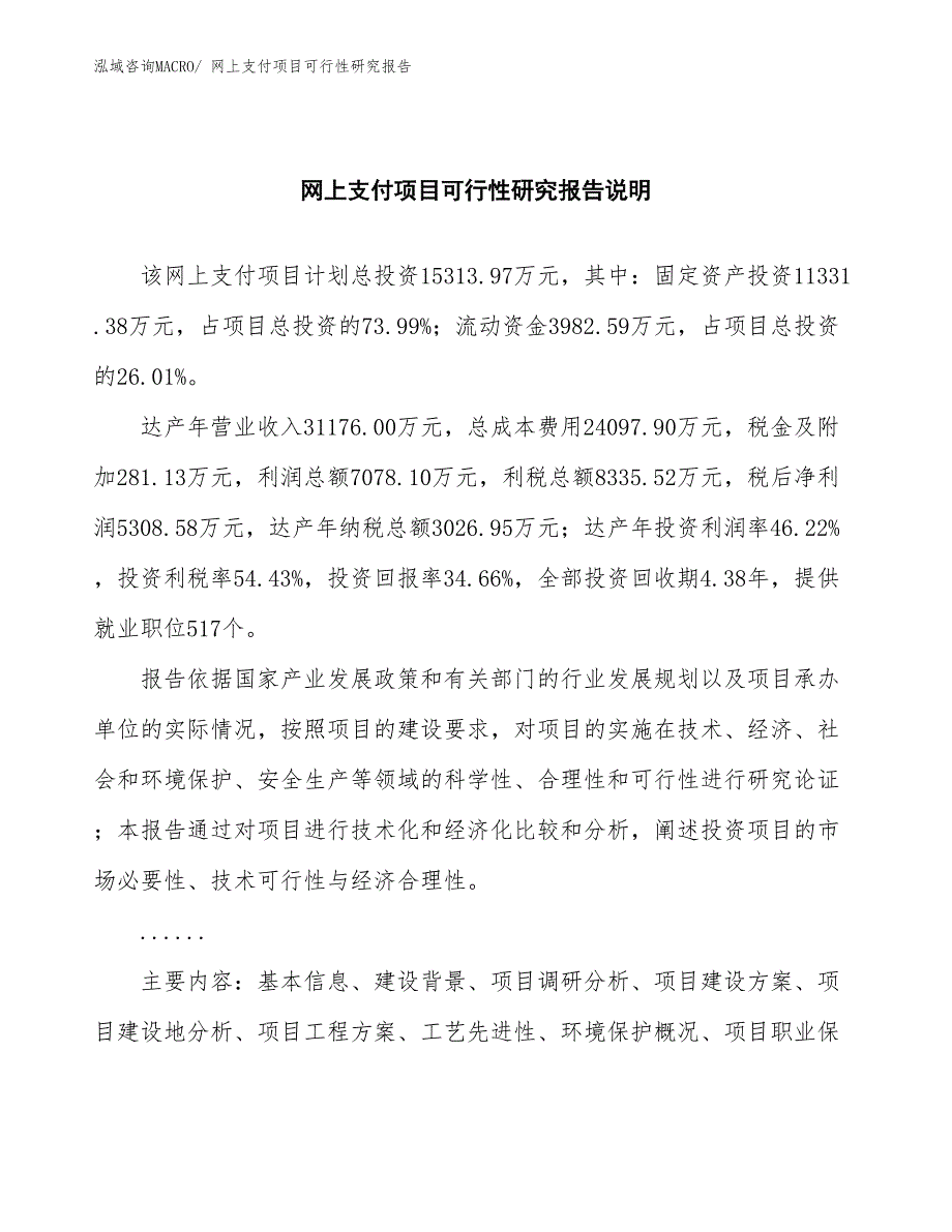 （批地）网上支付项目可行性研究报告_第2页