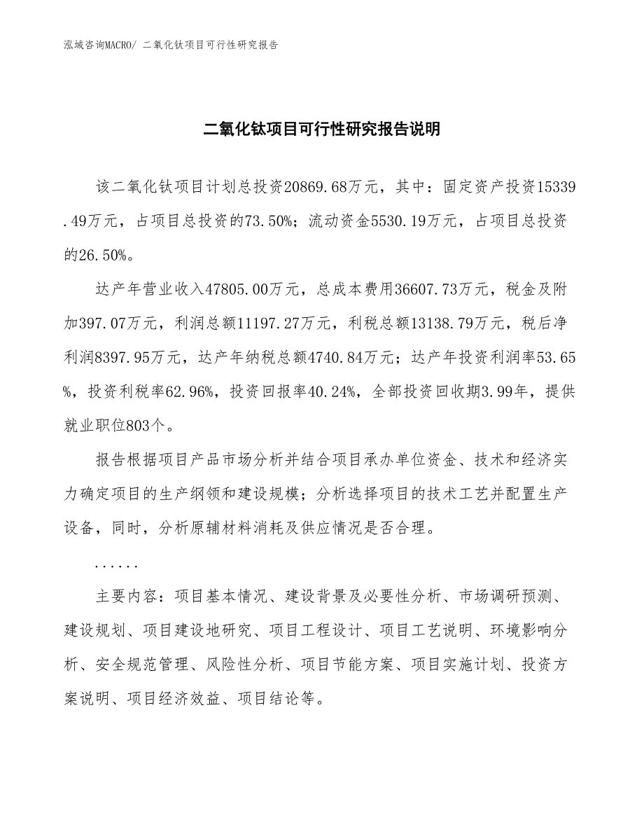 （批地）二氧化钛项目可行性研究报告_第2页