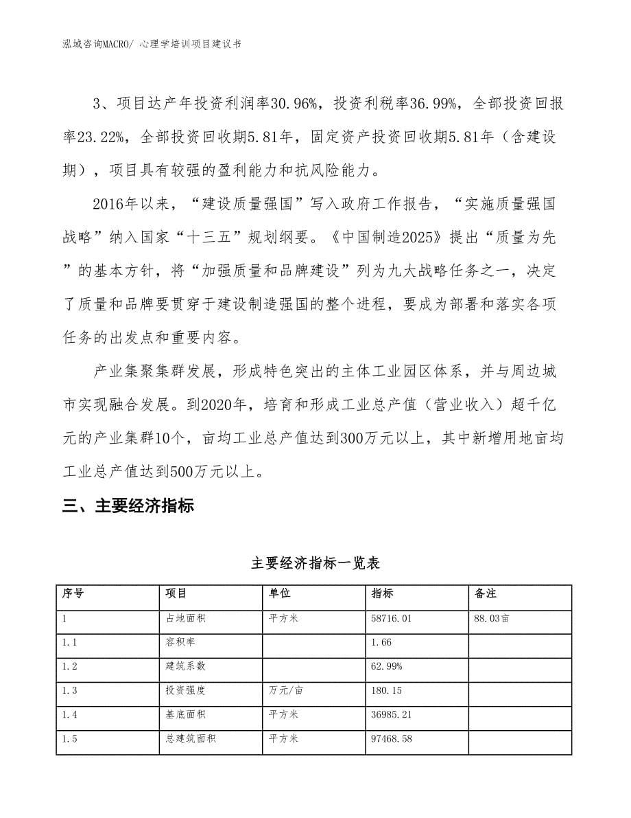 （立项审批）心理学培训项目建议书_第5页