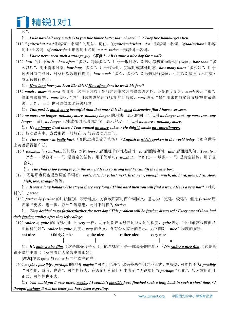 暑期课程-英语-江苏-初三-形容词，副词_第5页