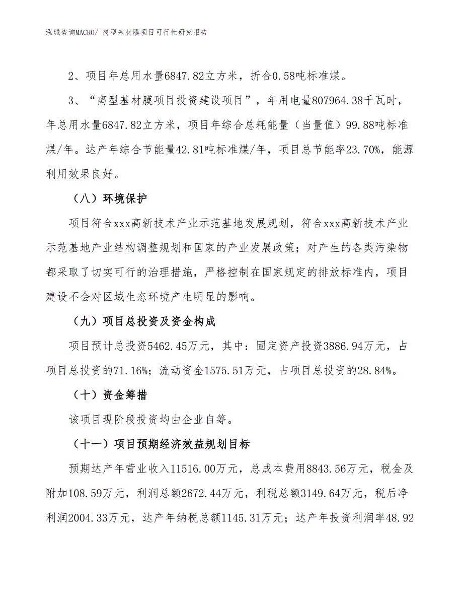 （批地）离型基材膜项目可行性研究报告_第4页