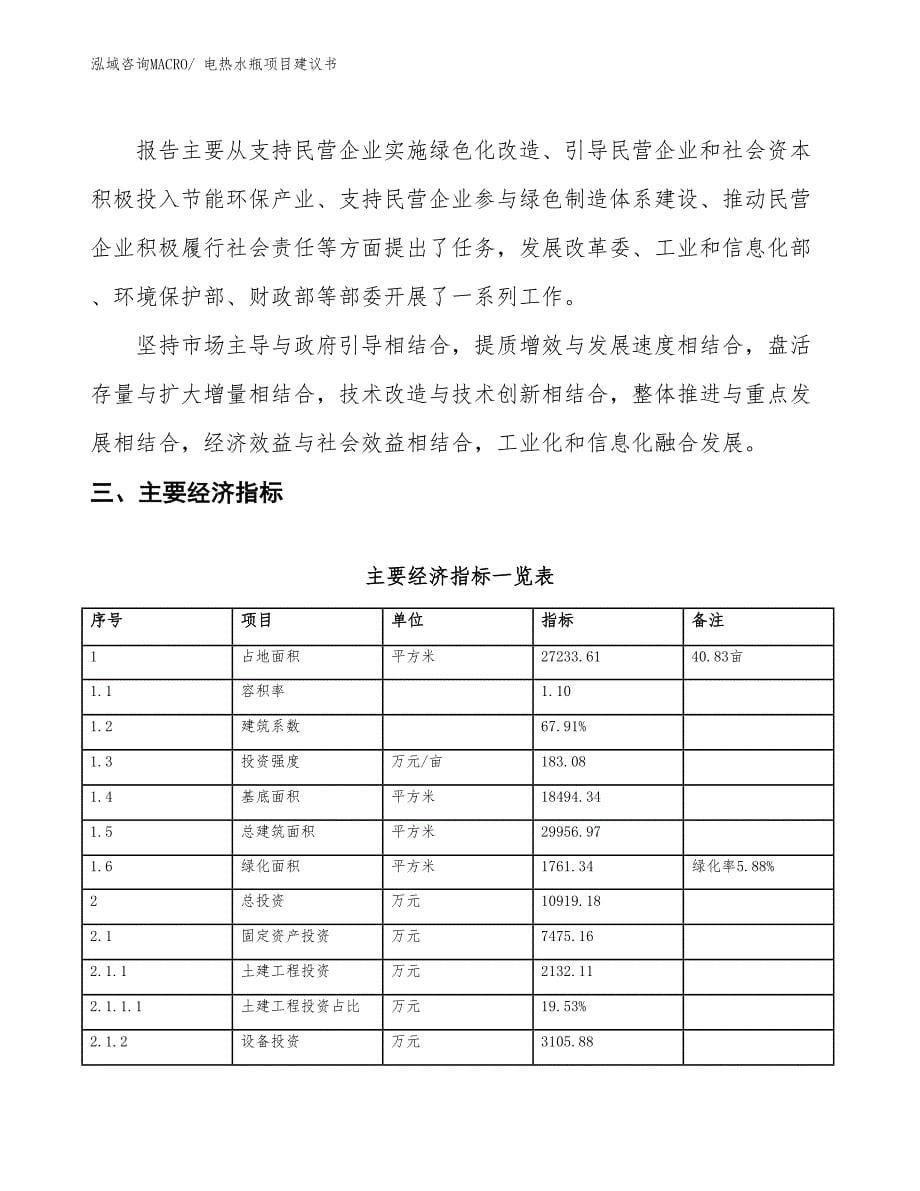 （立项审批）电热水瓶项目建议书_第5页