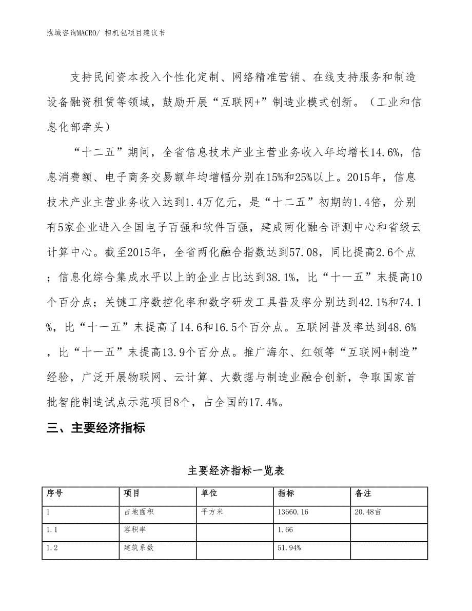 （立项审批）相机包项目建议书_第5页