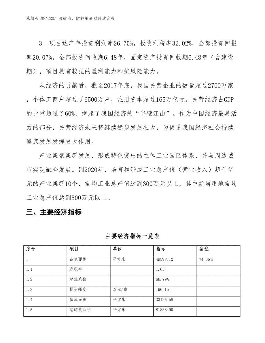 （立项审批）防蚊虫、防蛀用品项目建议书_第5页