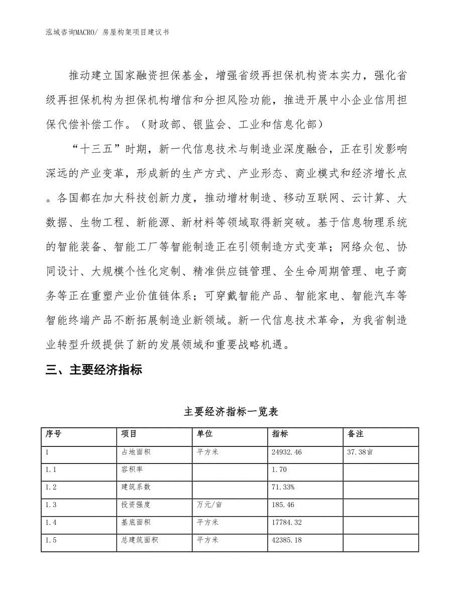 （立项审批）房屋构架项目建议书_第5页