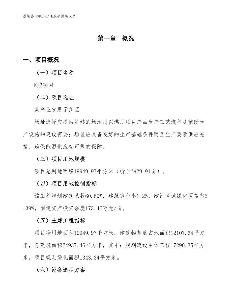 （立项审批）K胶项目建议书_第2页