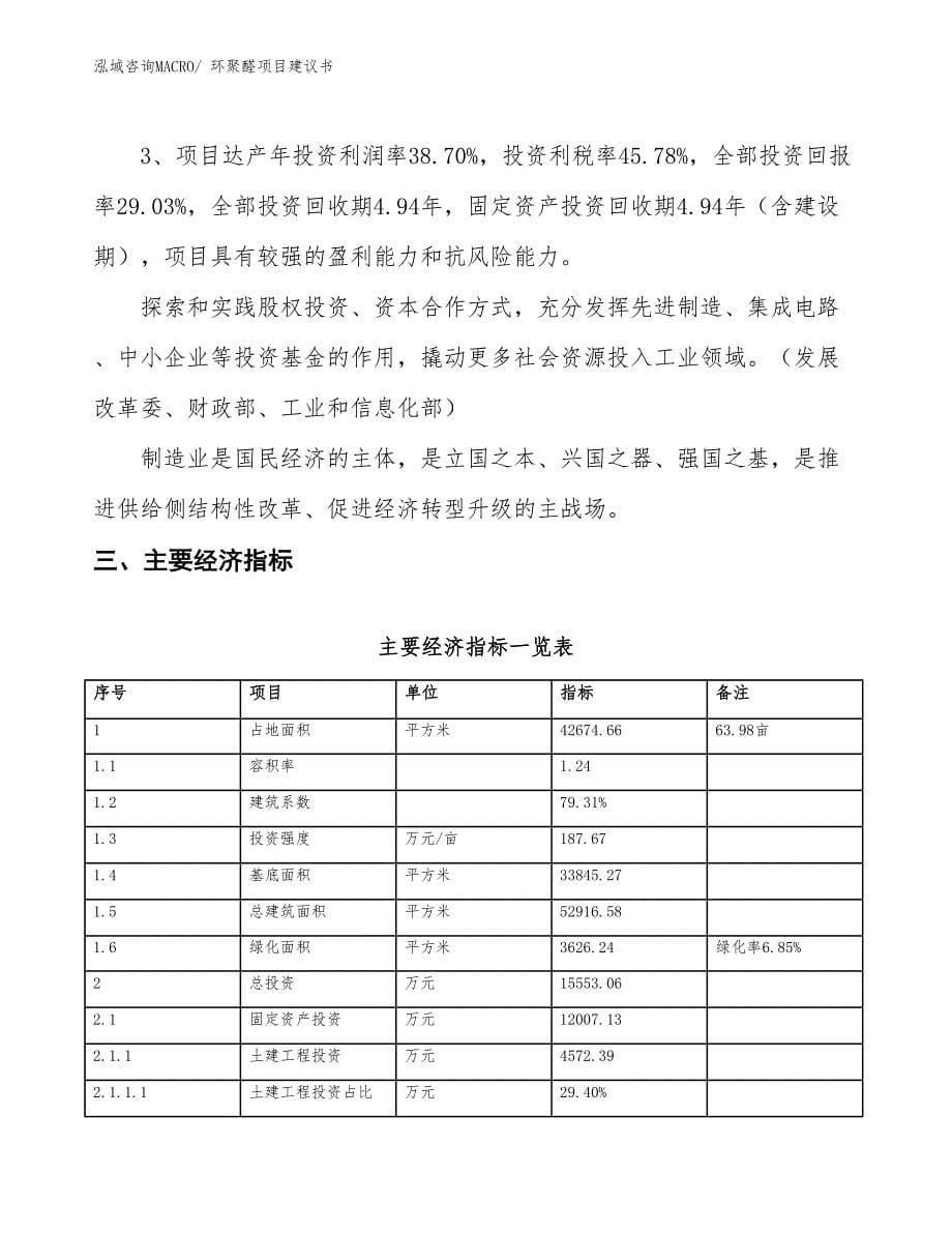 （立项审批）环聚醛项目建议书_第5页