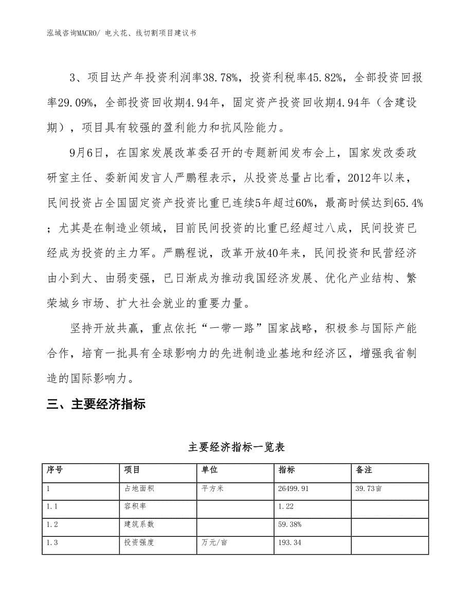 （立项审批）电火花、线切割项目建议书_第5页