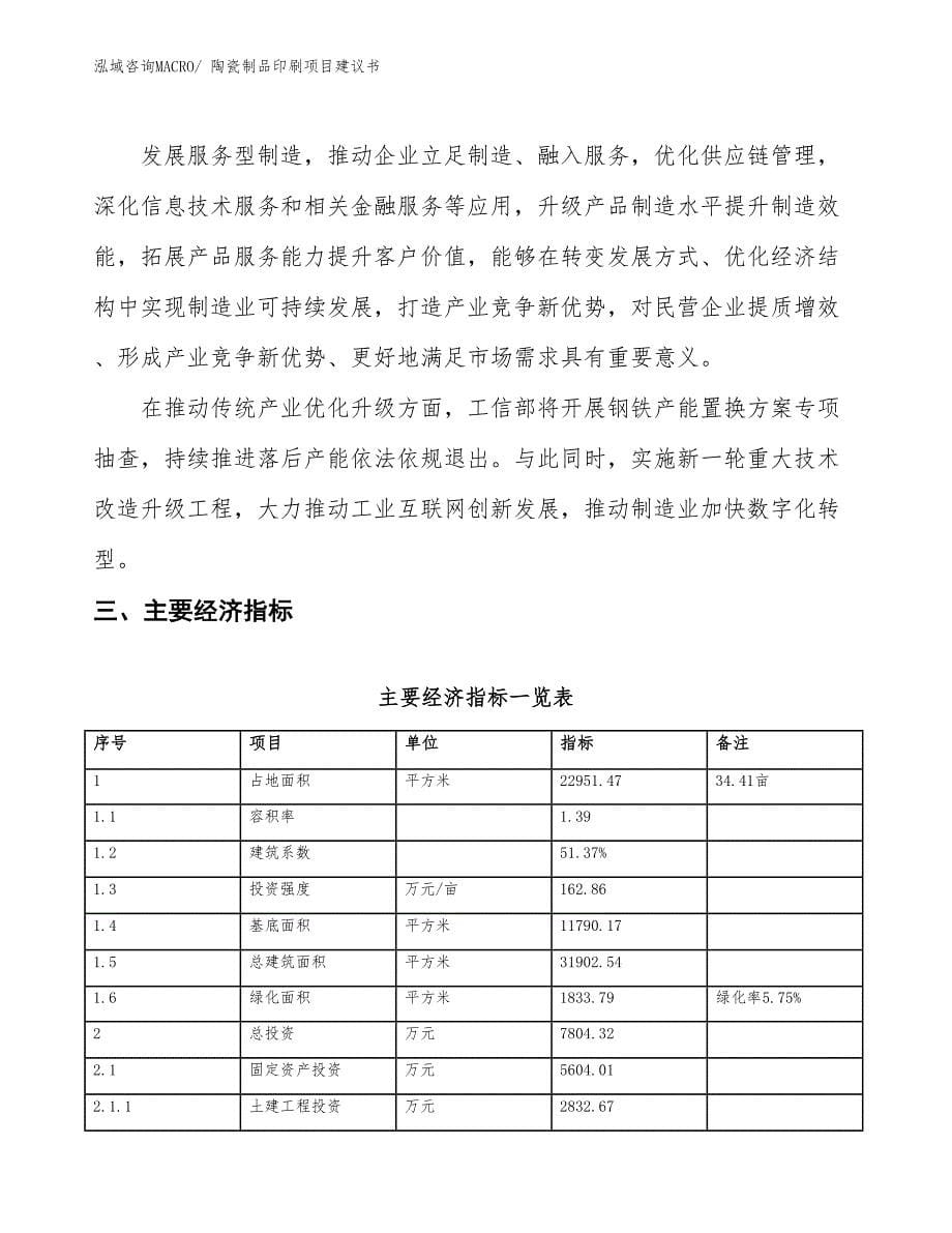 （立项审批）陶瓷制品印刷项目建议书_第5页