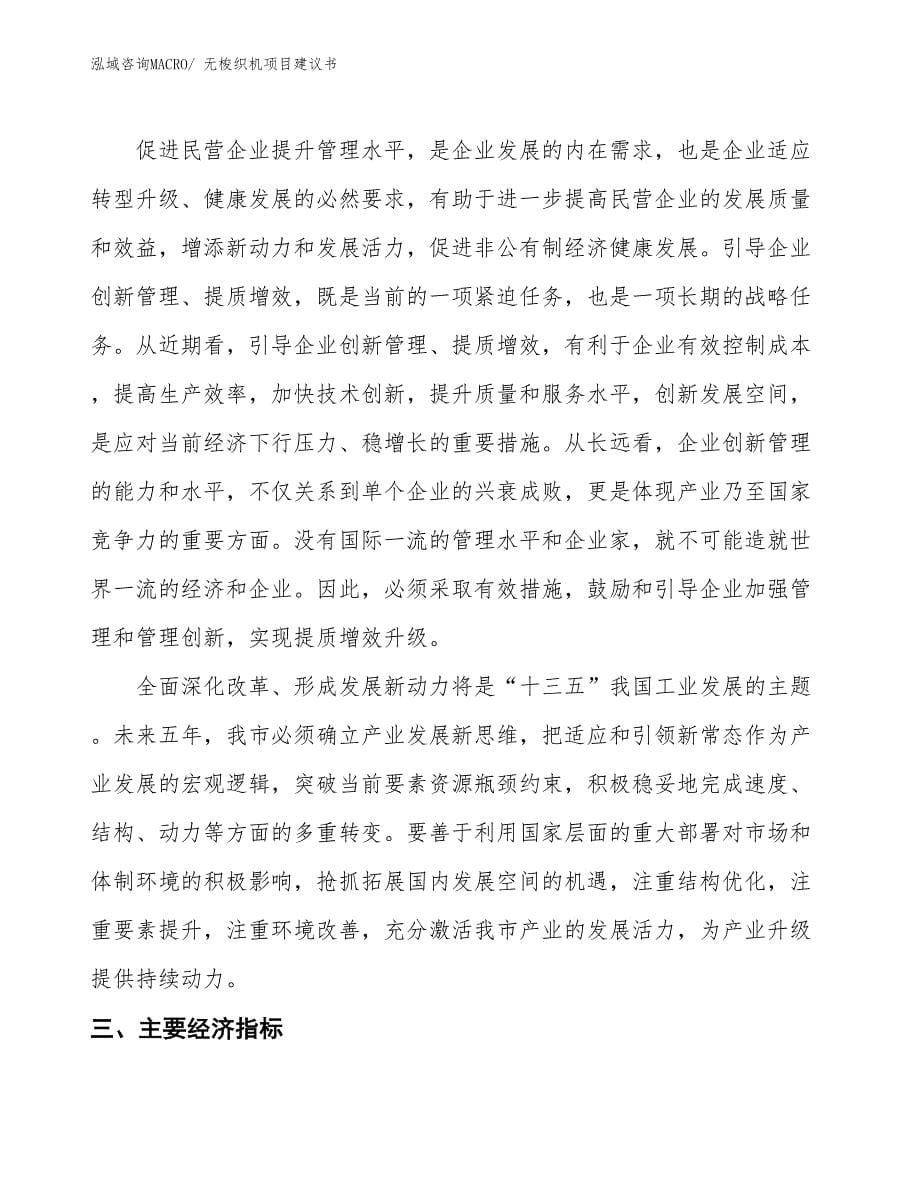 （立项审批）无梭织机项目建议书_第5页