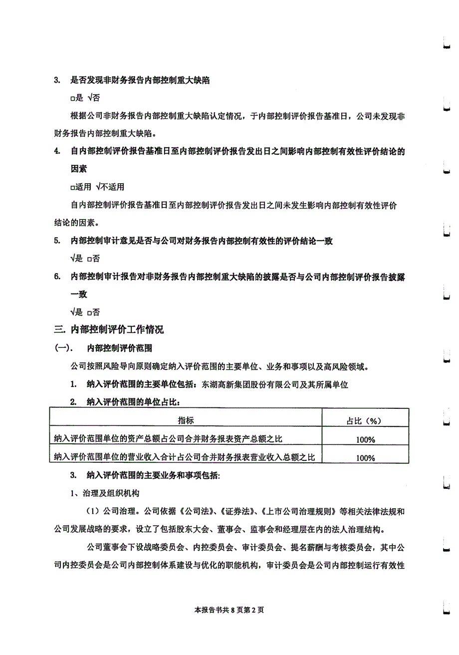 东湖高新：内控控制审计报告_第4页