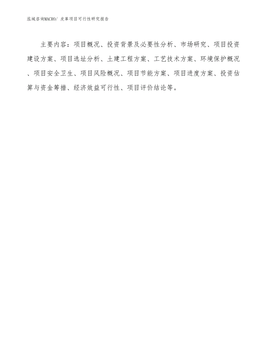 （批地）皮革项目可行性研究报告_第3页