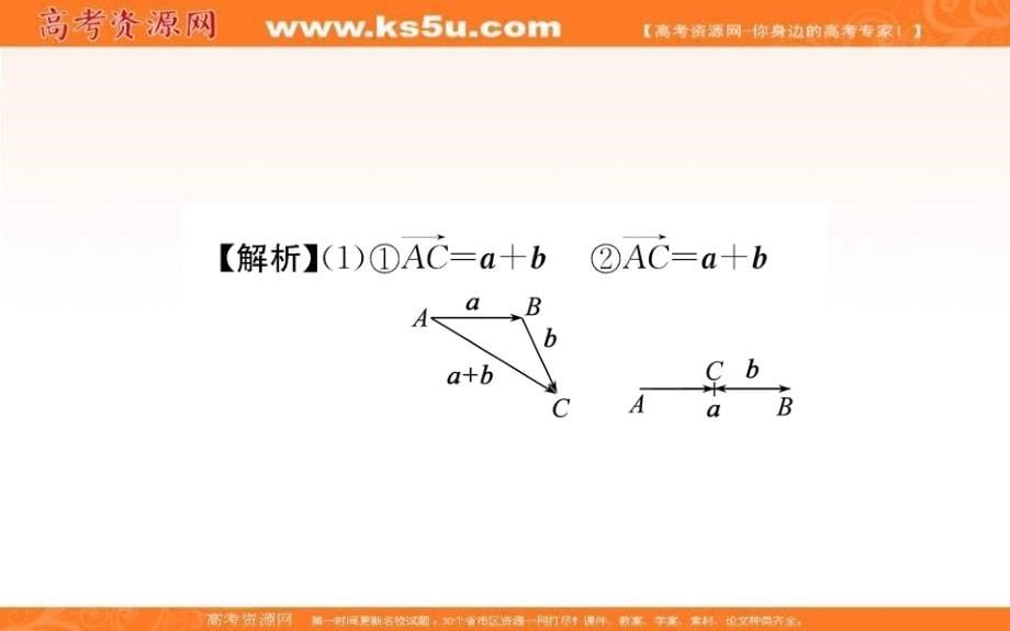 《世纪金榜》2019人教a版数学必修四课件：第二章 平面向量 2.2 平面向量的线性运算 _第5页