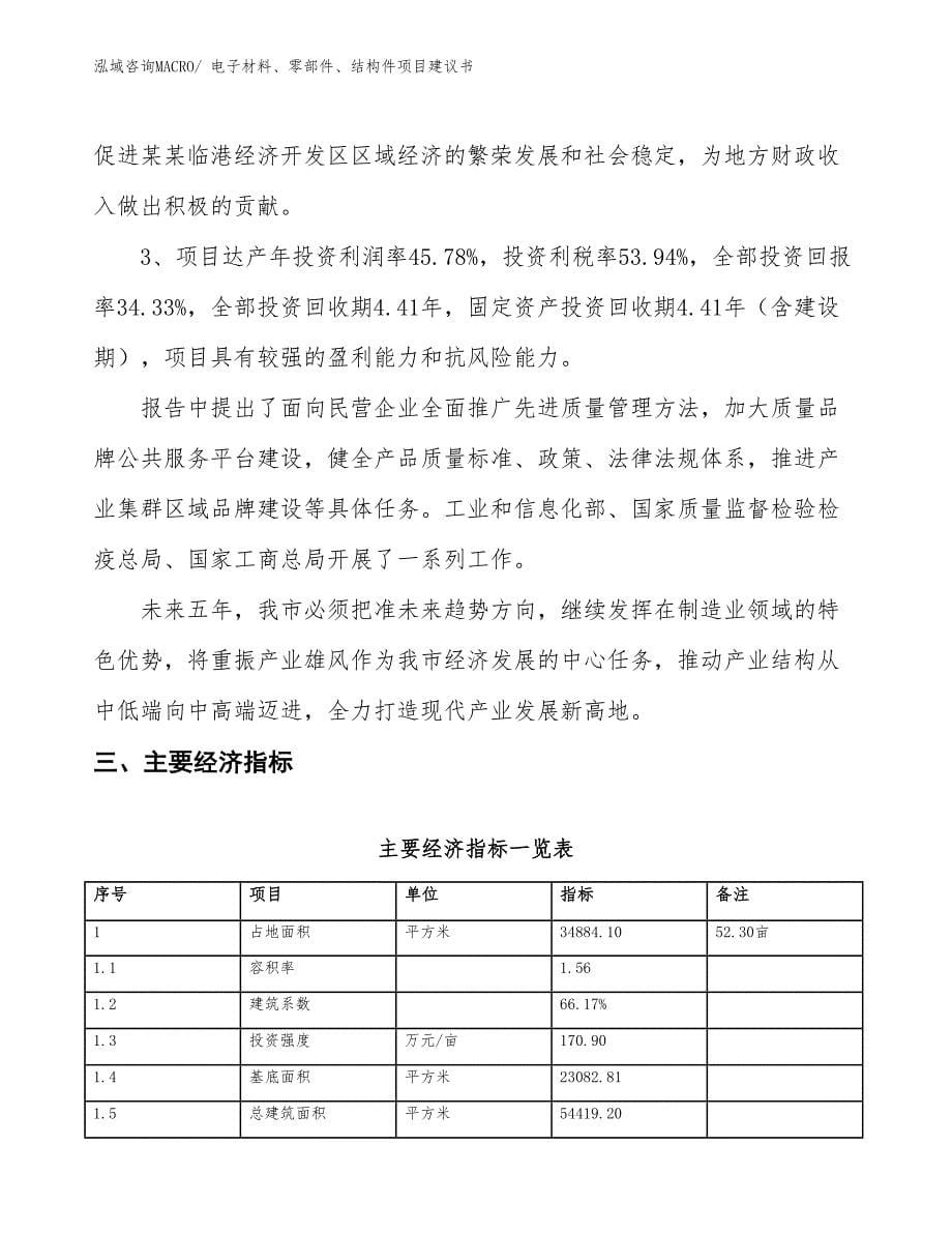 （立项审批）电子材料、零部件、结构件项目建议书_第5页