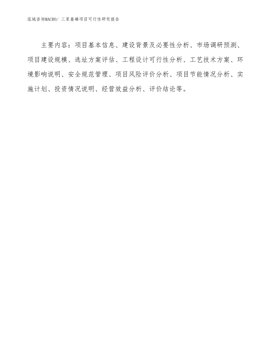 （批地）三苯基磷项目可行性研究报告_第3页