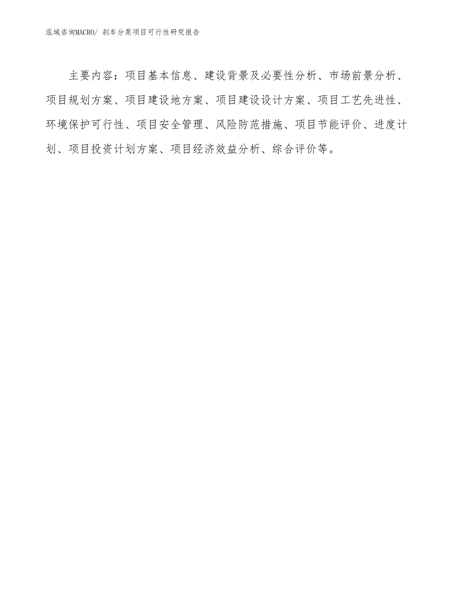 （批地）刹车分泵项目可行性研究报告_第3页