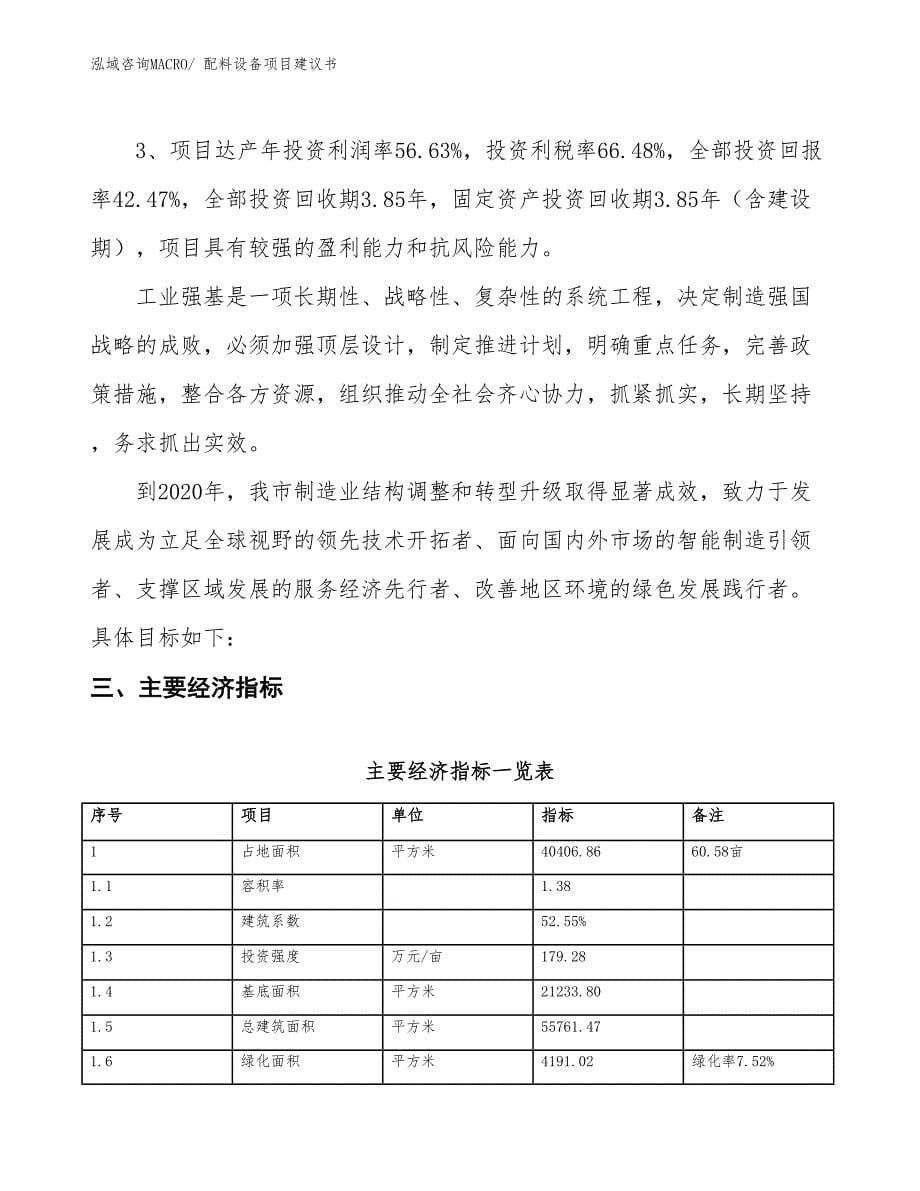 （立项审批）配料设备项目建议书_第5页