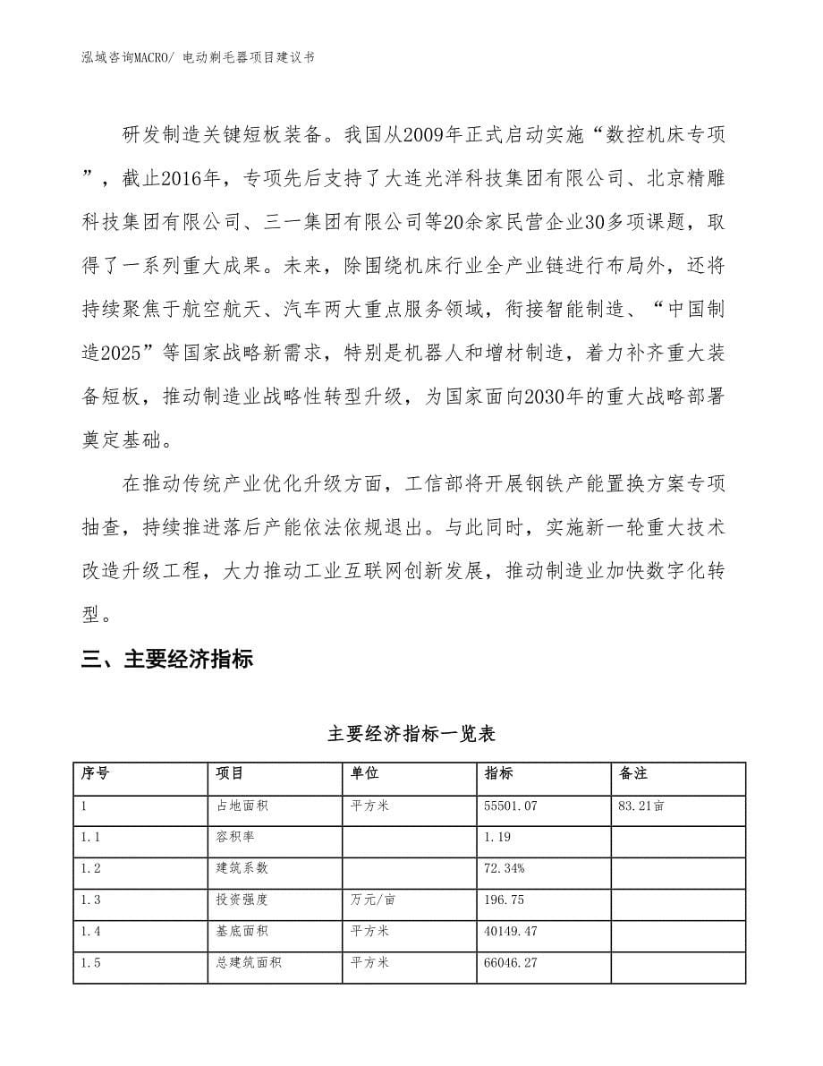 （立项审批）电动剃毛器项目建议书_第5页