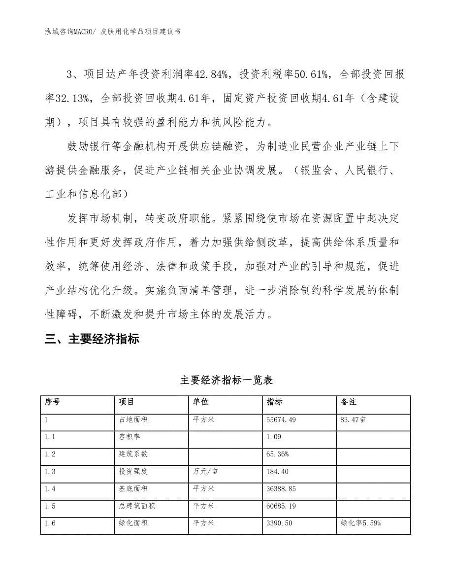 （立项审批）皮肤用化学品项目建议书_第5页