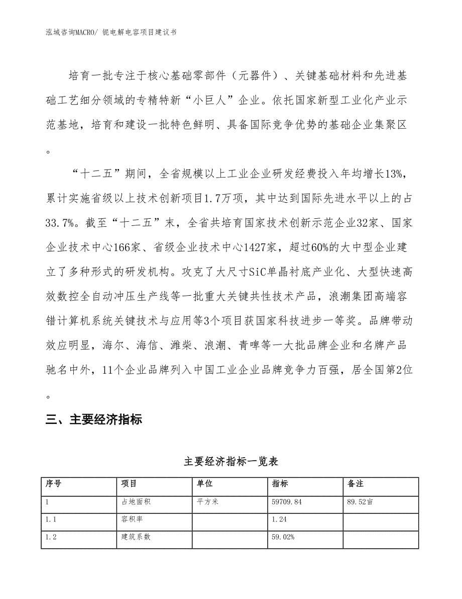 （立项审批）铌电解电容项目建议书_第5页