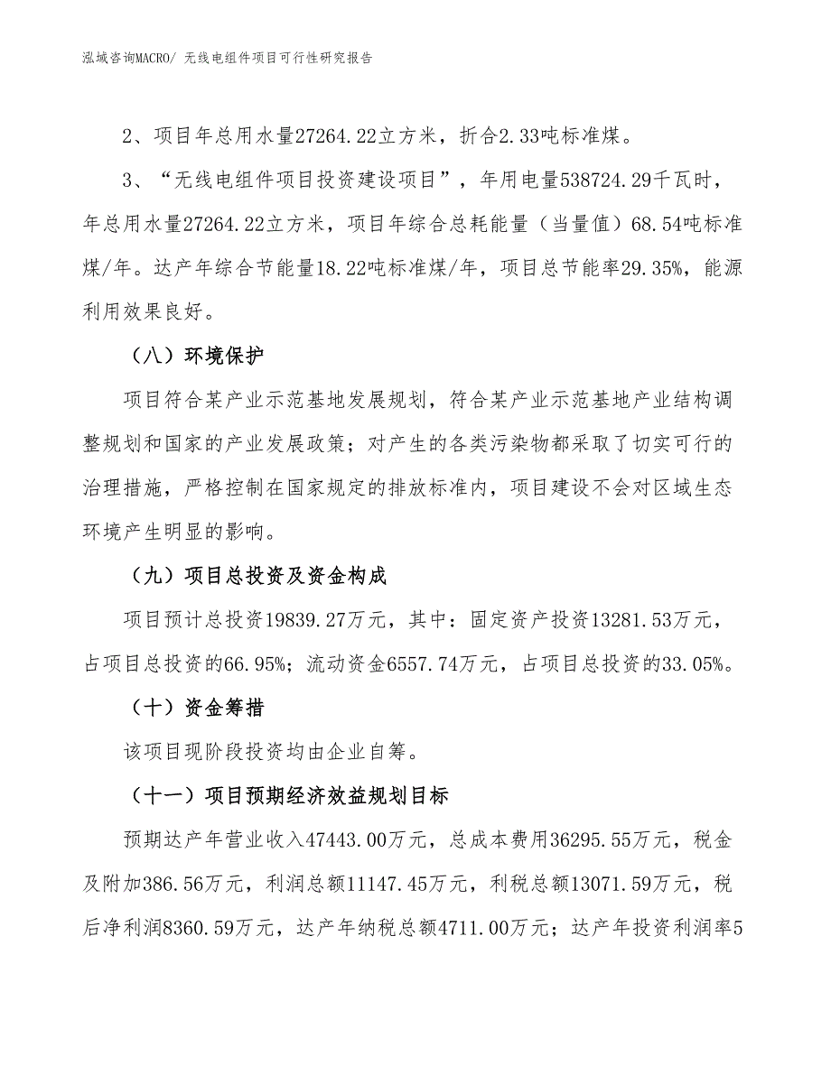 （批地）无线电组件项目可行性研究报告_第4页