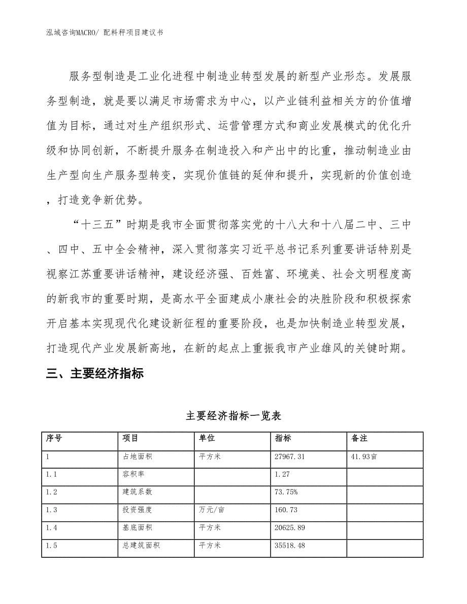 （立项审批）配料秤项目建议书_第5页