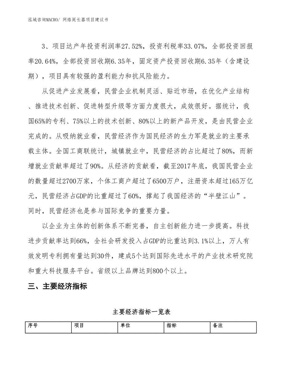 （立项审批）网络延长器项目建议书_第5页