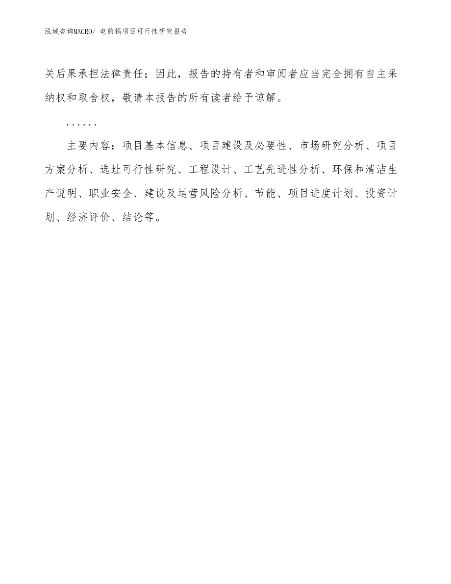 （批地）电煎锅项目可行性研究报告_第3页