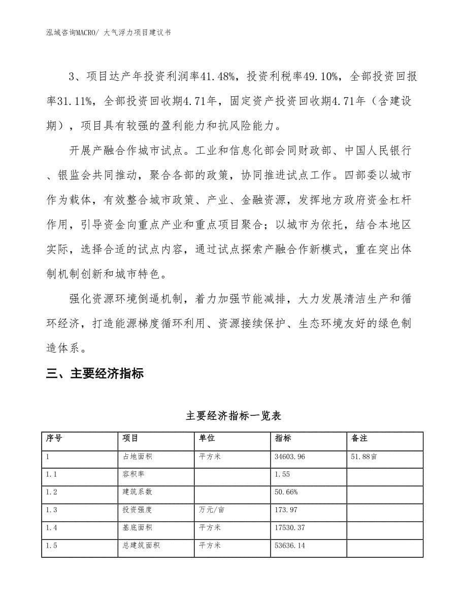 （立项审批）大气浮力项目建议书_第5页