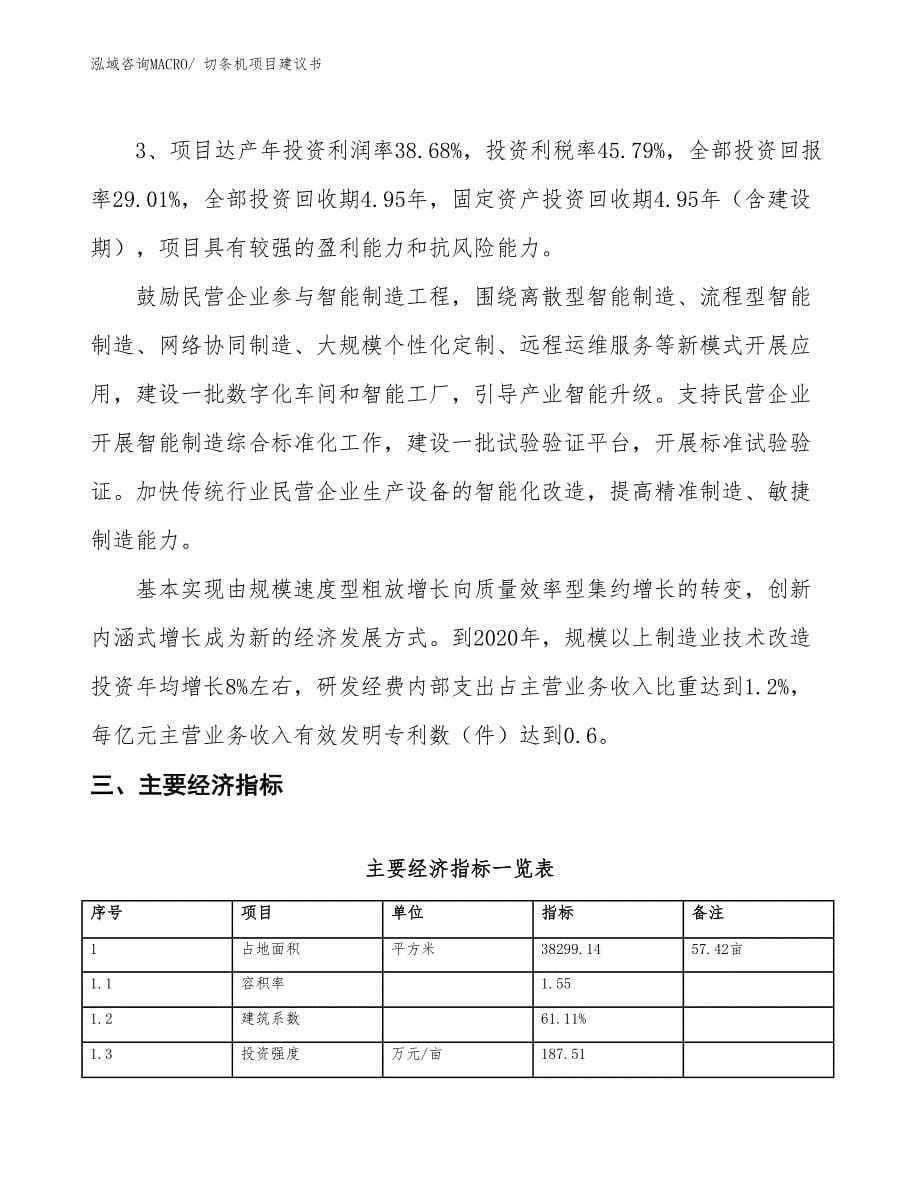 （立项审批）切条机项目建议书_第5页