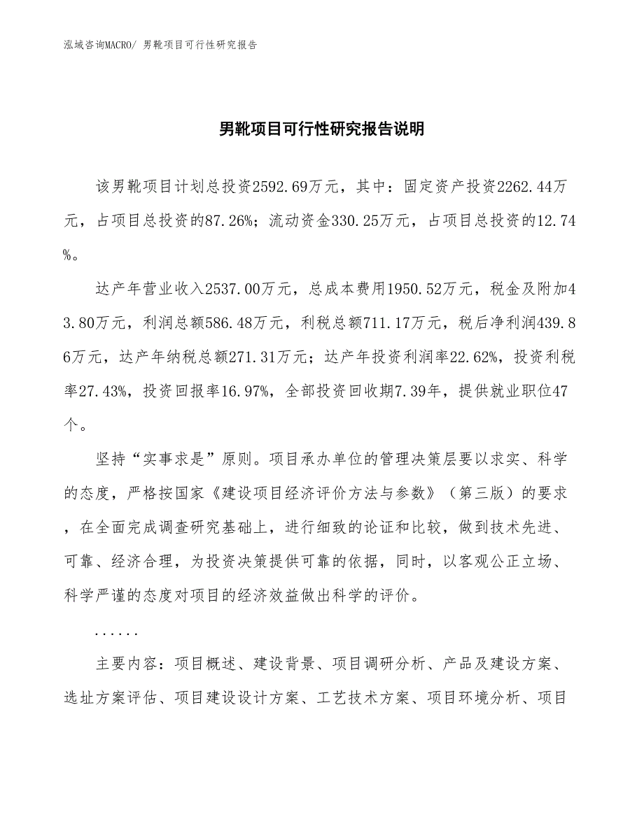 （批地）男靴项目可行性研究报告_第2页