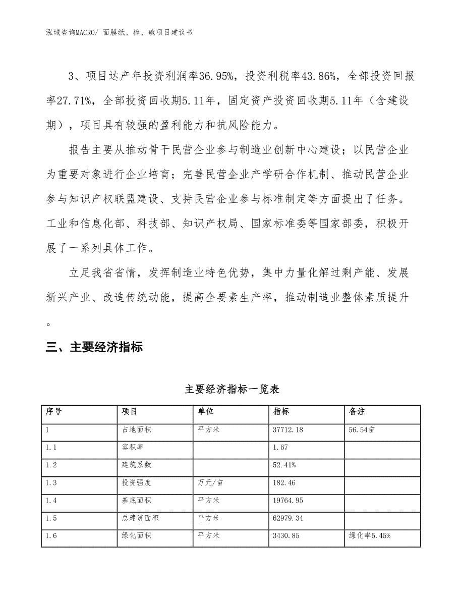 （立项审批）面膜纸、棒、碗项目建议书_第5页