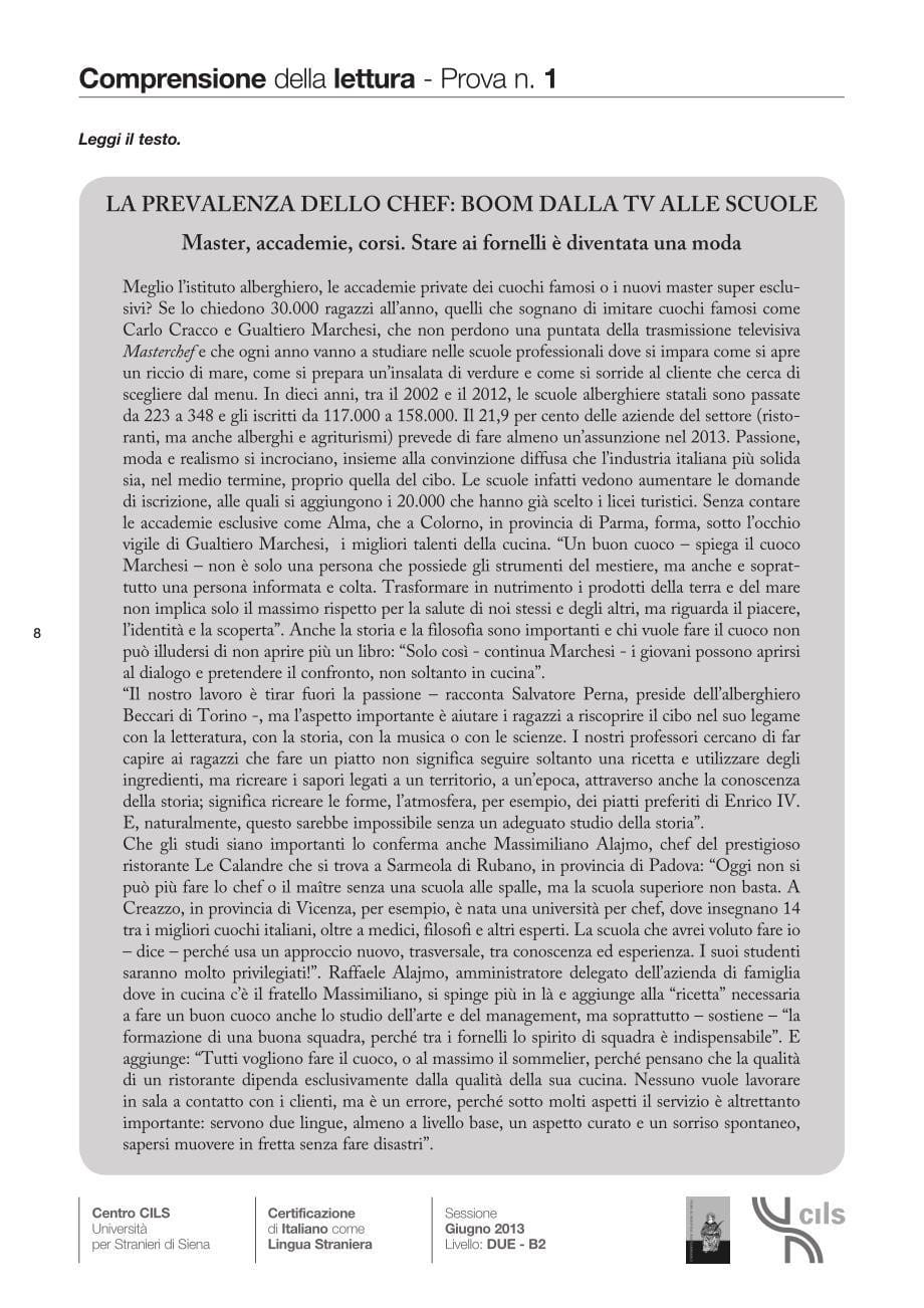意大利语考试真题—b2—锡耶纳—2013年6月_第5页