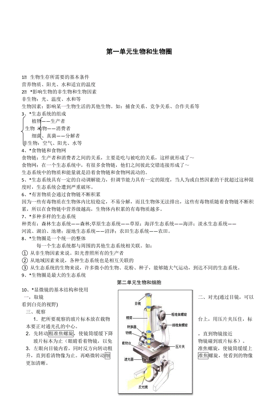 2019年七年级生物下学期开学前提升资料_第1页