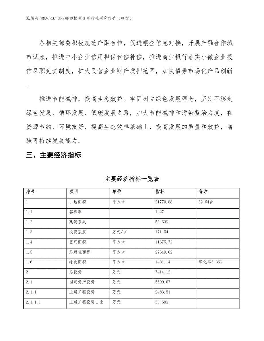 XPS挤塑板项目可行性研究报告（模板）_第5页