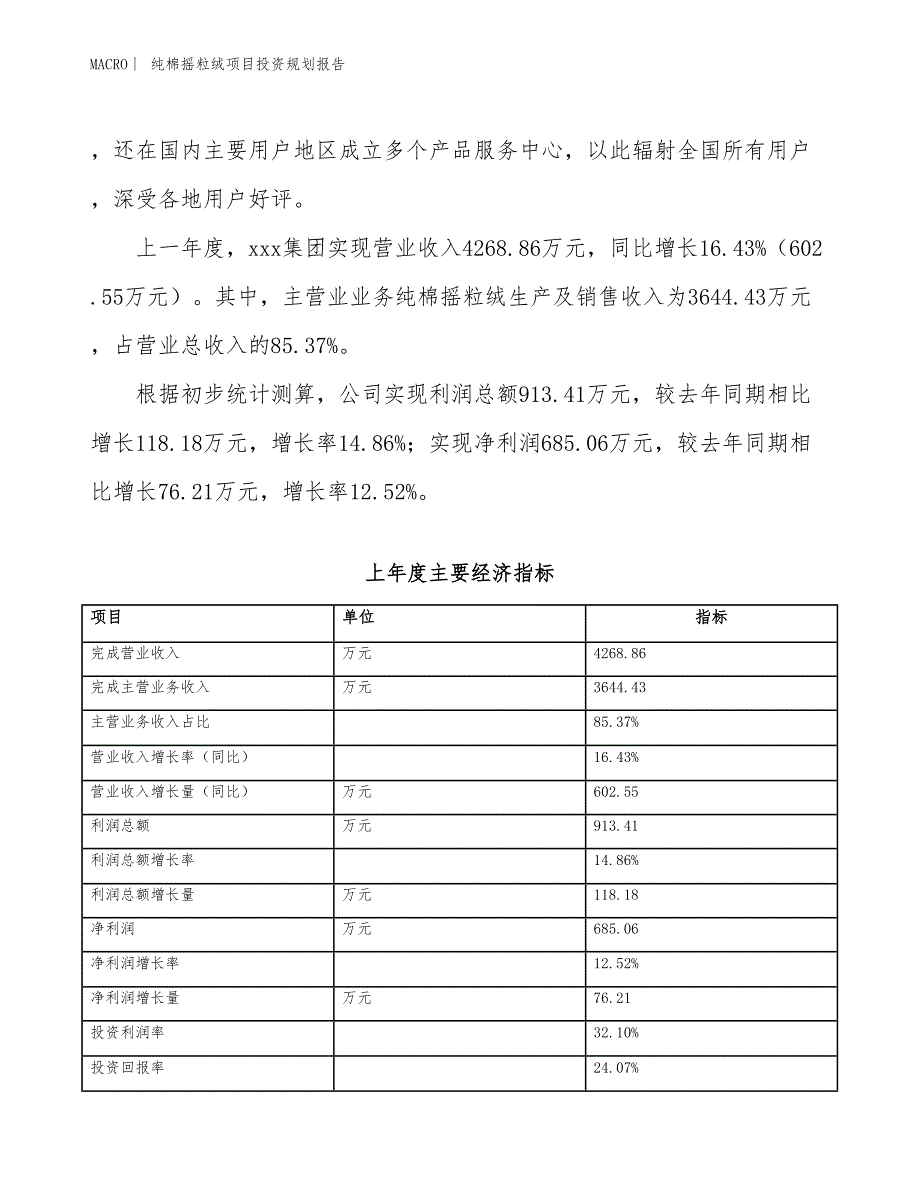 纯棉摇粒绒项目投资规划报告_第2页