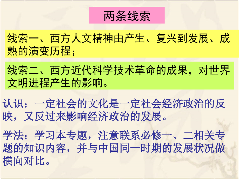 2017史必修三课件-从人文精神之源到科学理性时代单元复习课件(共50张ppt)_第2页