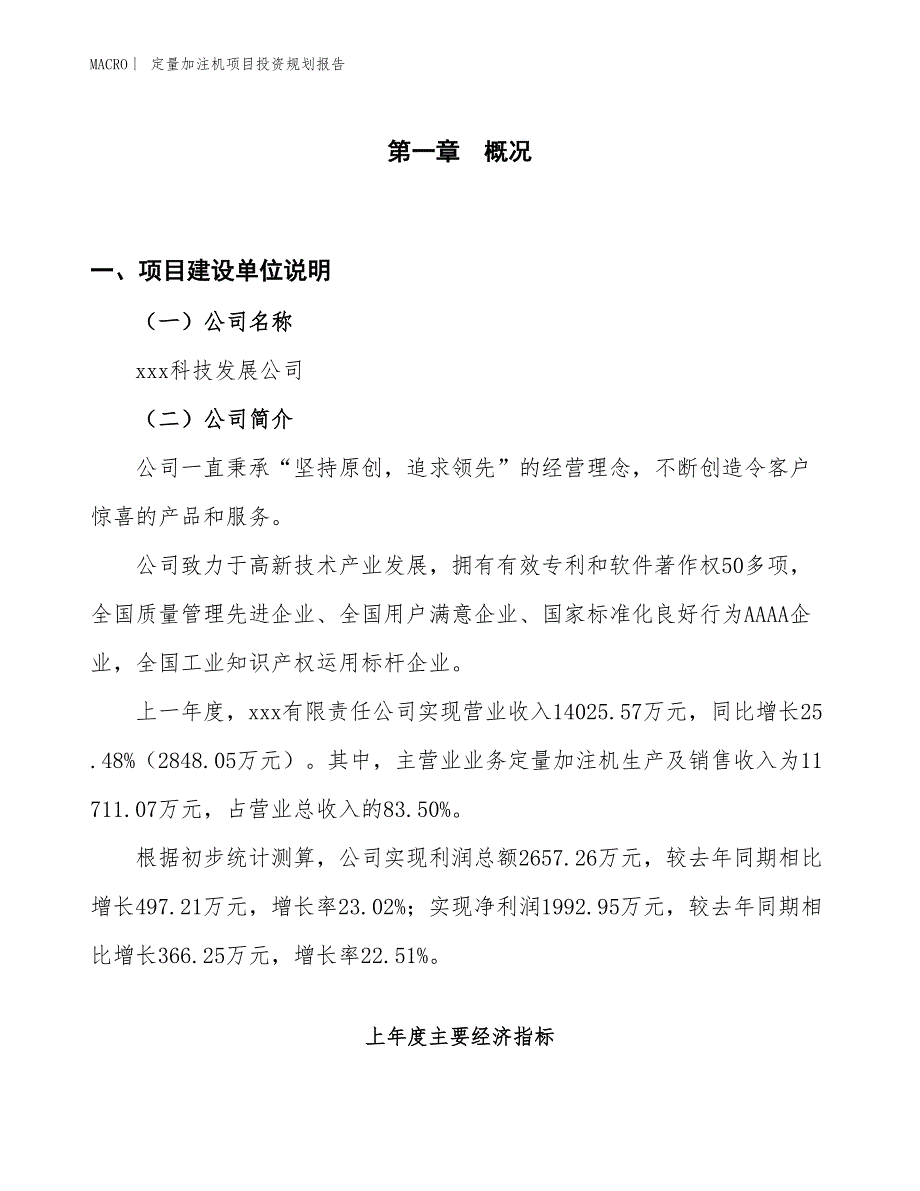 定量加注机项目投资规划报告_第1页