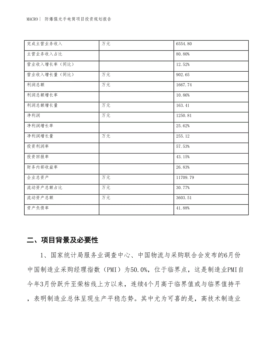 防爆强光手电筒项目投资规划报告_第2页