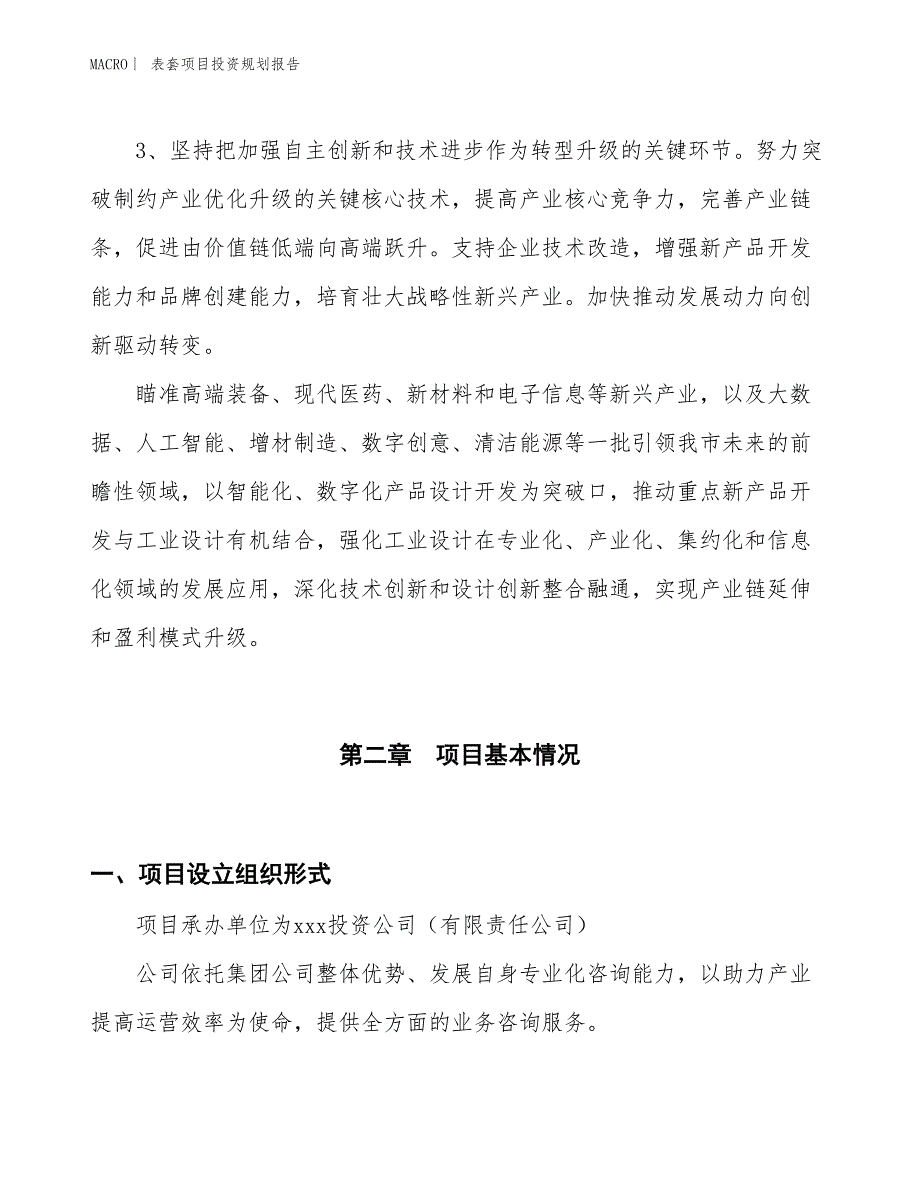 表套项目投资规划报告_第4页